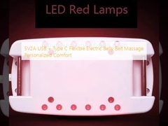 5V2A USB + Τύπος C Ευέλικτη Ηλεκτρική Ζώνη κοιλιάς Μασάζ Προσωποποιημένη άνεση