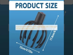 Απολαύστε τα οφέλη του μασάζ της κεφαλής με 3 τρόπους μασάζ συσκευή μασάζ σώματος