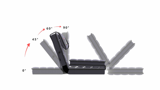 ποιότητας  Remote Control Foldable Massage Mattress 10.6lbs Massage Bed Portable εργοστάσιο