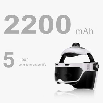 ποιότητας  30 Minutes Head Massager Helmet White Electric Scalp Massager Helmet εργοστάσιο