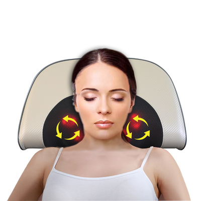 3D Kneading Shiatsu μασαζικό μαξιλάρι με θερμότητα ρυθμιζόμενη ένταση